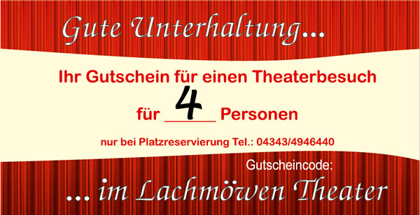Gutschein für 4 Personen